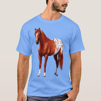 Chestnut Sorrel Quarter Horse Appaloosa Stallion T-Shirt