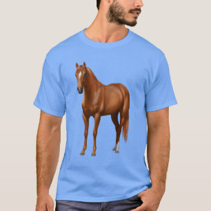Chestnut Sorrel Quarter Horse Stallion T-Shirt