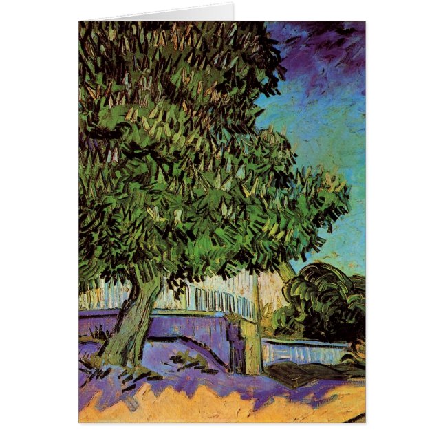 Chestnut Tree in Blossom by Vincent van Gogh (Front)