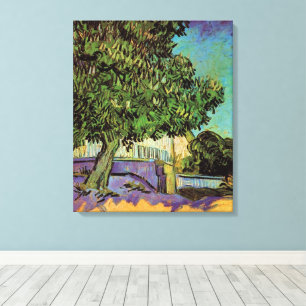 Chestnut Tree in Blossom by Vincent van Gogh Canvas Print
