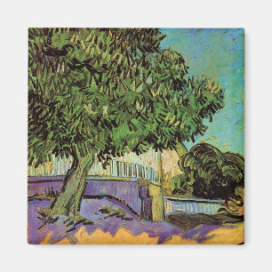 Chestnut Tree in Blossom by Vincent van Gogh Magnet