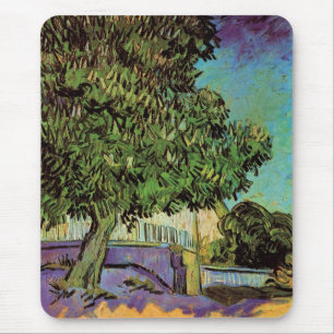 Chestnut Tree in Blossom by Vincent van Gogh Mouse Mat