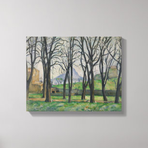 Chestnut Trees at Jas de Bouffan, c.1885-86 Canvas Print