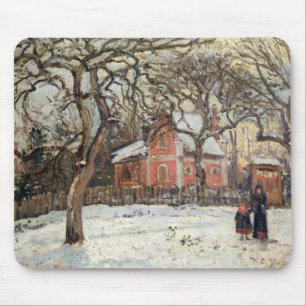 Chestnut Trees at Louveciennes, c.1871-2 Mouse Mat