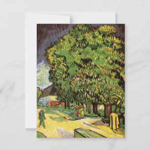 Chestnut Trees in Blossom by Vincent van Gogh