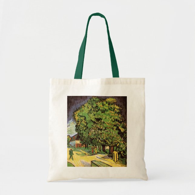 Chestnut Trees in Blossom by Vincent van Gogh Tote Bag (Front)