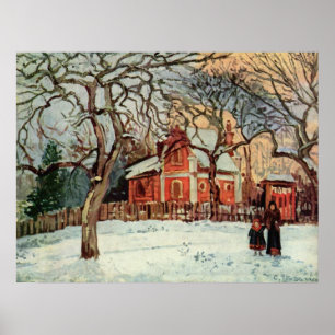 Chestnut Trees in Louveciennes Poster