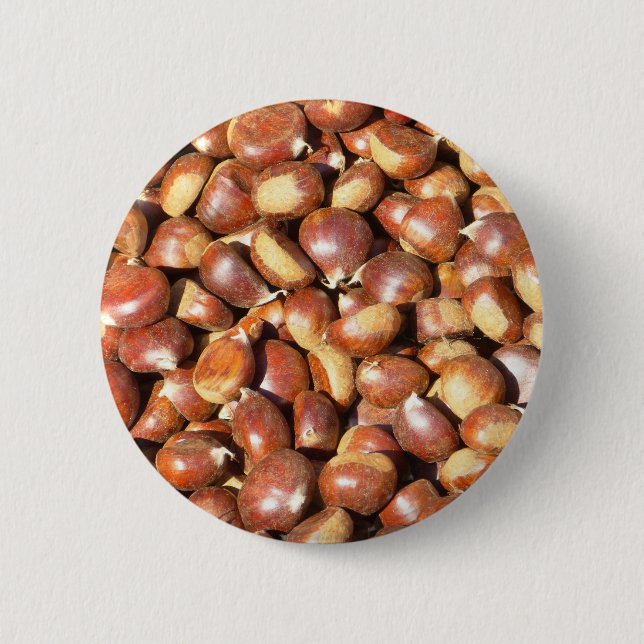 chestnuts-211079  chestnuts sweet chestnuts delici 6 cm round badge (Front)