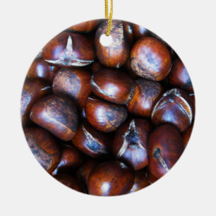 Chestnuts Ceramic Tree Decoration