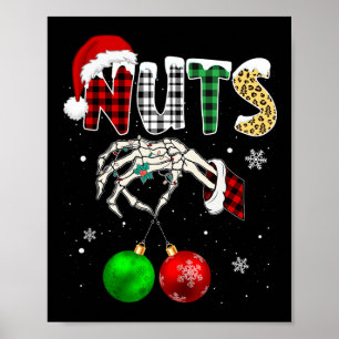 Chestnuts Christmas Chest Nuts Xmas Couple Matchin Poster
