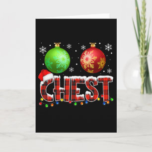 Chestnuts Fun Matching Couples Christmas Lights Nu Card