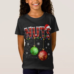 Chestnuts Funny Matching Couples Christmas Lights  T-Shirt
