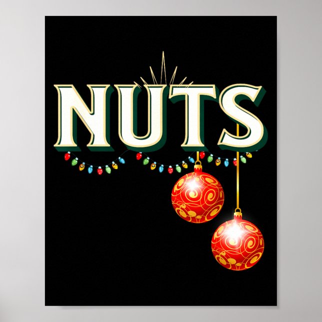 Chestnuts Matching Christmas Family Funny Chest Nu Poster (Front)