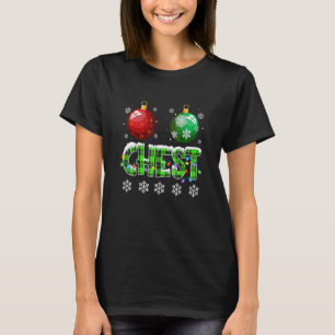 Chestnuts  Matching Couples Christmas Lights Nuts  T-Shirt