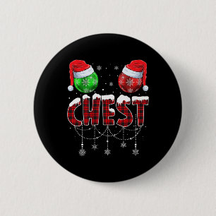 Chestnuts Matching Family Fun Chest Nuts Christmas 6 Cm Round Badge