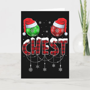 Chestnuts Matching Family Fun Chest Nuts Christmas Card