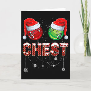 Chestnuts Matching Family Fun Chest Nuts Christmas Card