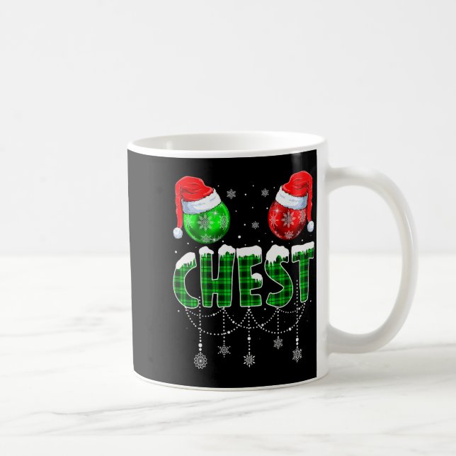 Chestnuts Matching Family Funny Chest Nuts Christm Coffee Mug (Right)