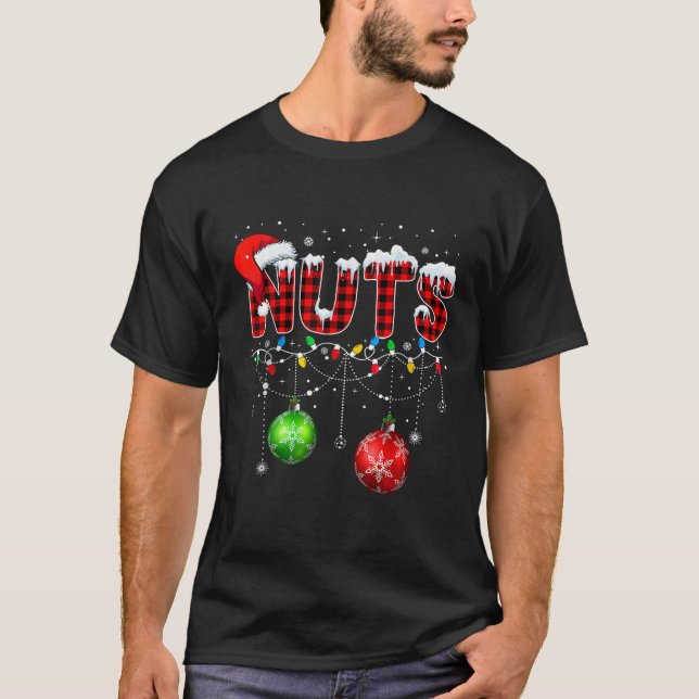 Chestnuts Matching Family Funny Chest Nuts Christm T-Shirt (Front)