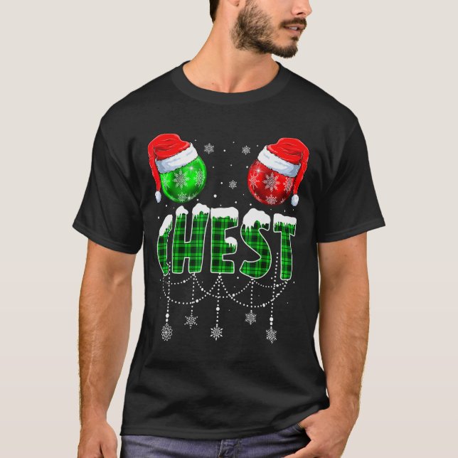 Chestnuts Matching Family Funny Chest Nuts Christm T-Shirt (Front)