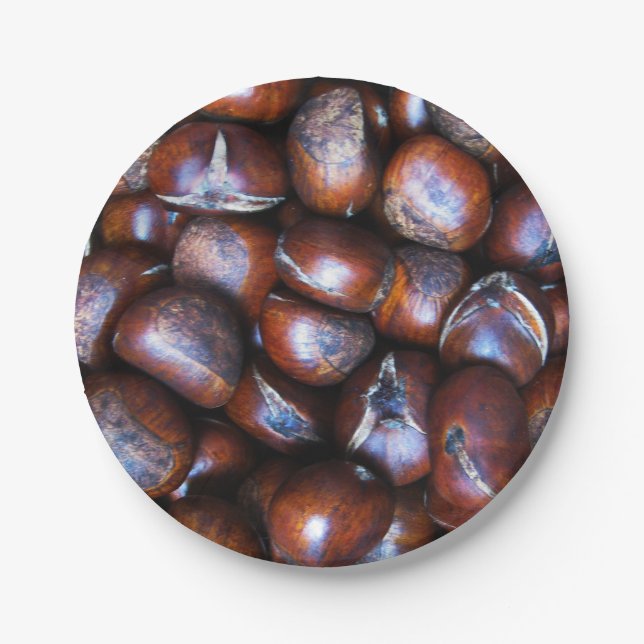 Chestnuts Paper Plate (Front)