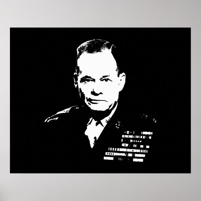 Chesty -- Black and White Poster (Front)