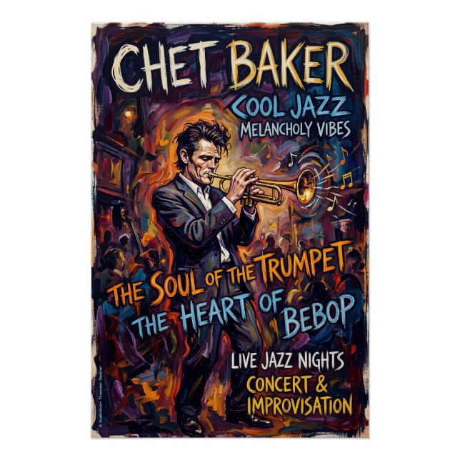 Chet Baker – Cool Jazz  Poster (Front)