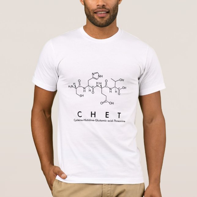 Chet peptide name shirt (Front)
