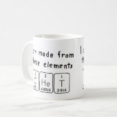 Chet periodic table name mug (Front Left)