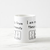 Chet periodic table name mug (Center)