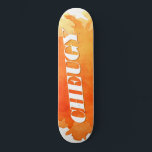 Cheugy Orange Paint Splatter Skateboard<br><div class="desc">Celebrate your cheugy with this awesome skate board. Email me at christie@christiekelly.com for help with custom items! Make it crafty,  people!</div>