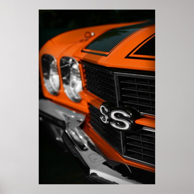 Chevelle S396 Orange Poster (Front)