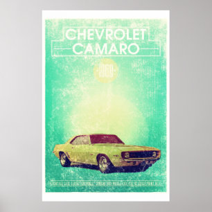 Chevrolet Camaro 1965 Poster
