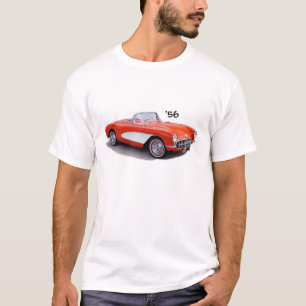 Chevrolet Corvette Vette 1956 '56 tshirt