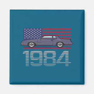 Chevrolet Monte Carlo Blue 1984 Magnet