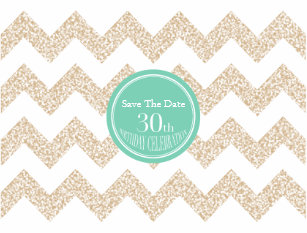 30th birthday save the date cards zazzle uk