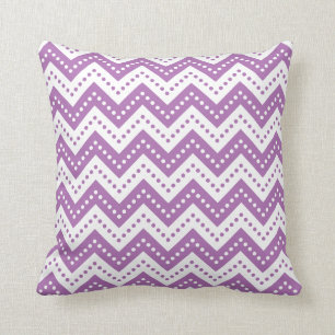 Chevron 7 Radiant Orchid Cushion