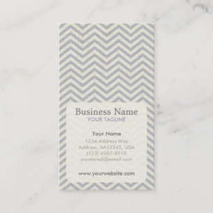 Chevron Appointment Business Card