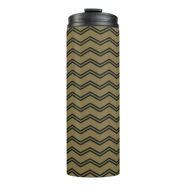 Chevron Army Pattern Thermal Tumbler (Front)