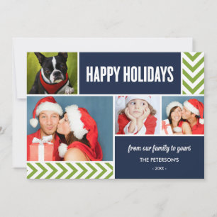 CHEVRON ARROWS HOLIDAY PHOTO CARD