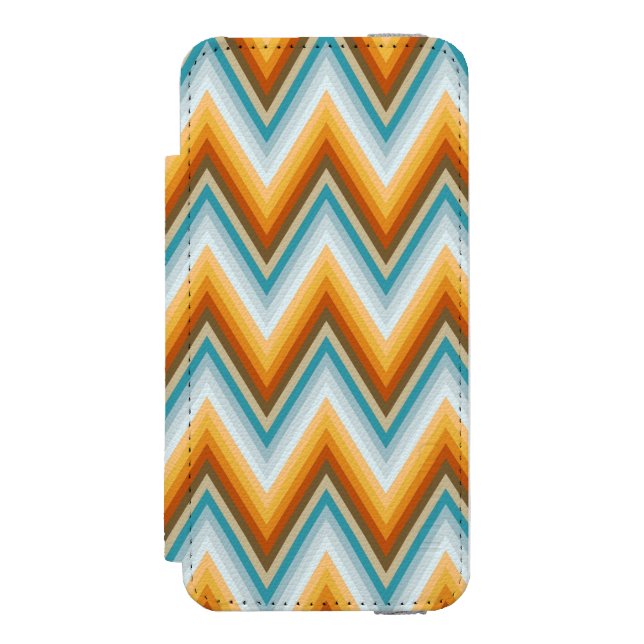 Chevron Background Pattern Incipio iPhone Wallet Case (Folio Front)