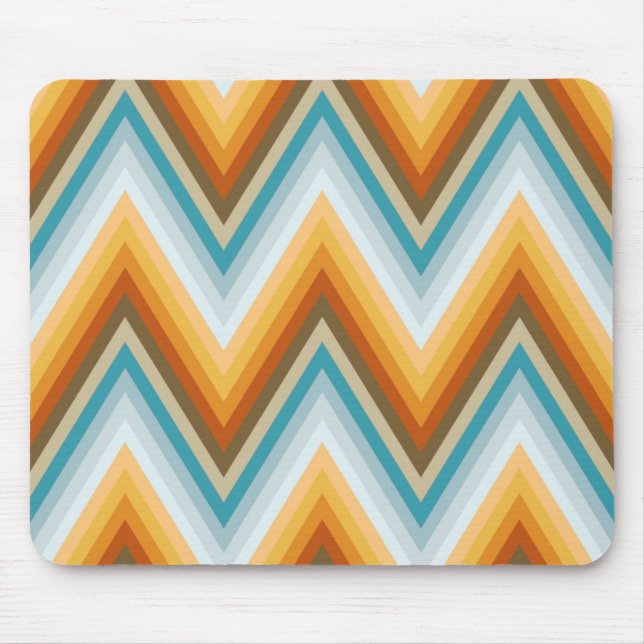 Chevron Background Pattern Mouse Mat (Front)