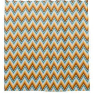 Chevron Background Pattern Shower Curtain