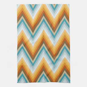 Chevron Background Pattern Tea Towel