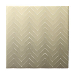 Chevron Backsplash Cappuccino Ombre Pattern Tile