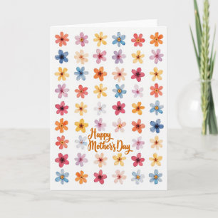 Chevron Bloom Mothers Day Card