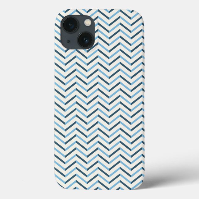 Chevron Blue iPad Air Case (Back)