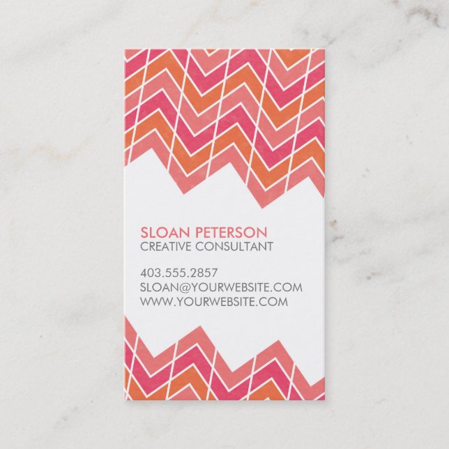 Chevron Business Card (Front)
