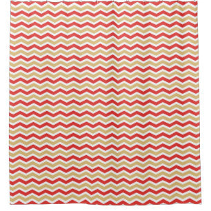 Chevron Deco Shower Curtain