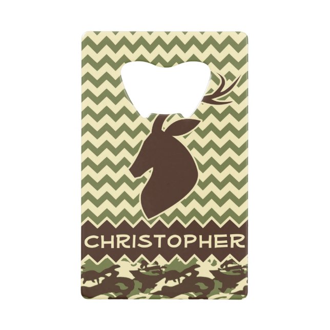 Chevron Deer Buck Camouflage Personalise (Front)